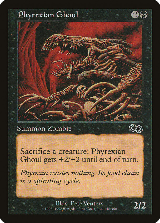 Phyrexian Ghoul [Urza's Saga] | Golgari Games