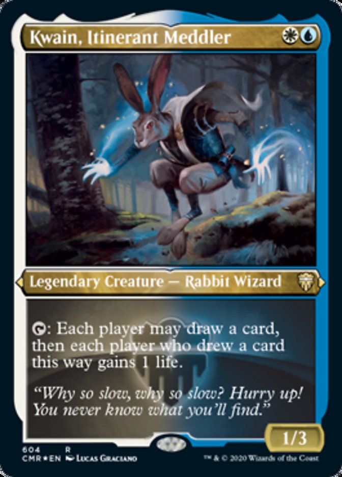 Kwain, Itinerant Meddler (Etched) [Commander Legends] | Local Legends