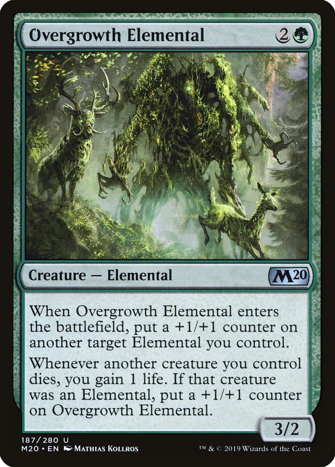Overgrowth Elemental [Core Set 2020] | Local Legends