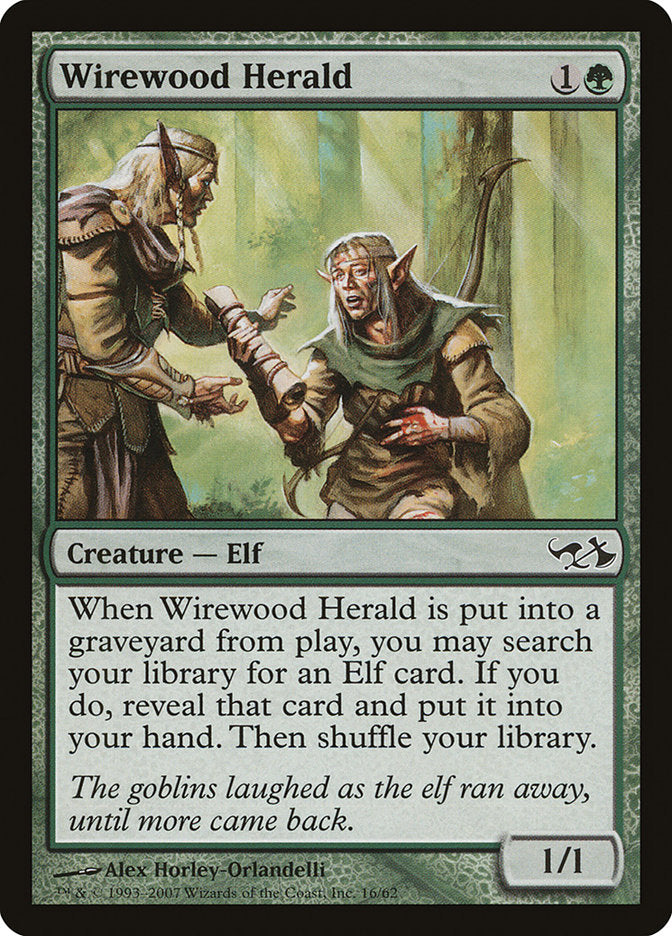 Wirewood Herald [Duel Decks: Elves vs. Goblins] | Local Legends