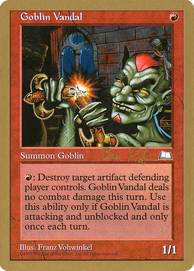 Goblin Vandal (Ben Rubin) [World Championship Decks 1998] | Local Legends