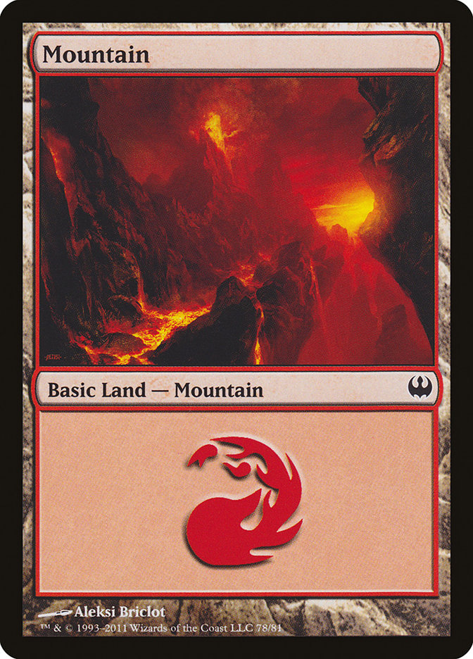 Mountain (78) [Duel Decks: Knights vs. Dragons] | Local Legends