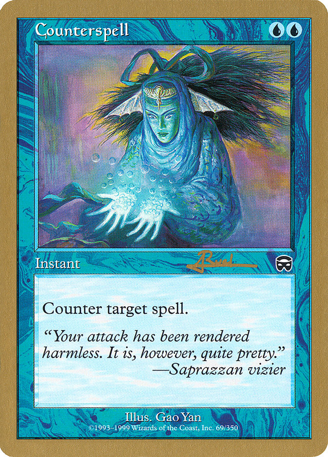 Counterspell (Antoine Ruel) (MMQ) [World Championship Decks 2001] | Golgari Games