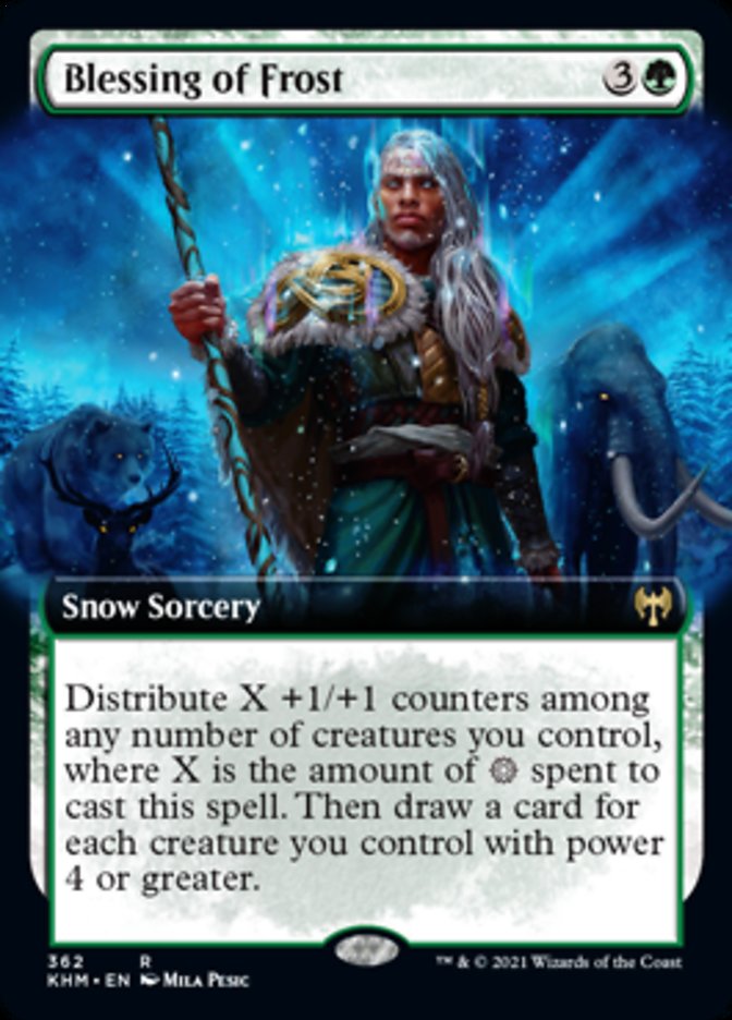 Blessing of Frost (Extended Art) [Kaldheim] | Golgari Games