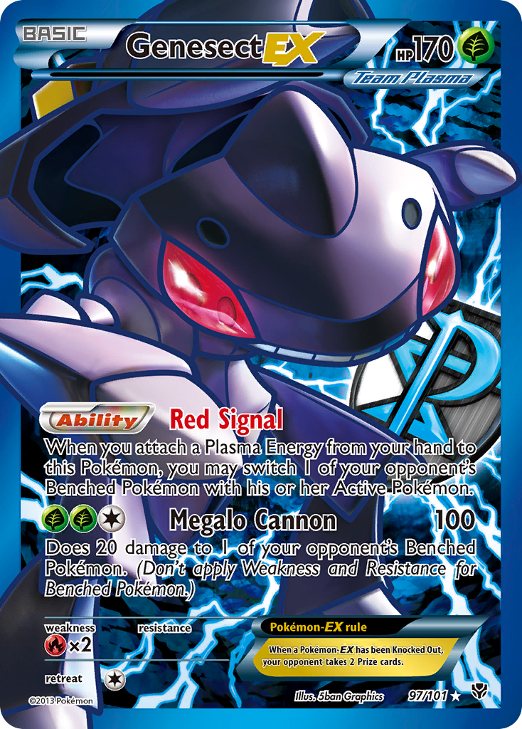 Genesect EX (97/101) [Black & White: Plasma Blast] | Golgari Games