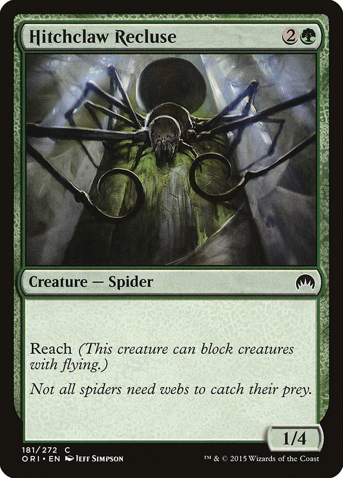 Hitchclaw Recluse [Magic Origins] | Golgari Games