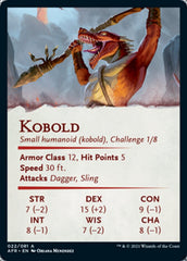 Kobold Art Card [Dungeons & Dragons: Adventures in the Forgotten Realms Art Series] | Local Legends
