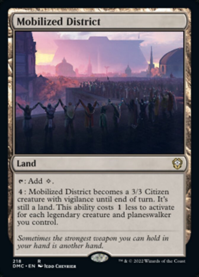 Mobilized District [Dominaria United Commander] | Local Legends