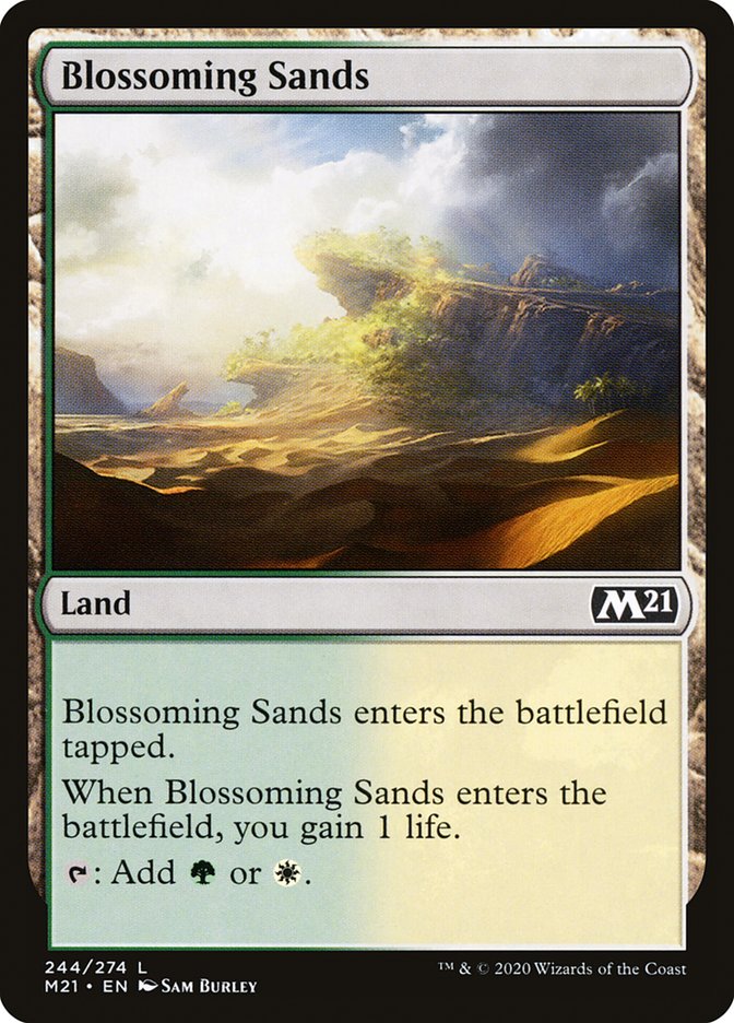 Blossoming Sands [Core Set 2021] | Local Legends