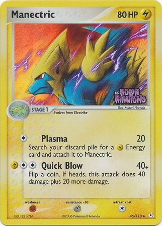 Manectric (46/110) (Stamped) [EX: Holon Phantoms] | Golgari Games