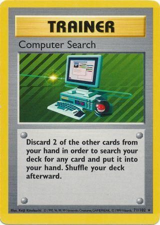 Computer Search (71/102) [Base Set Shadowless Unlimited] | Golgari Games