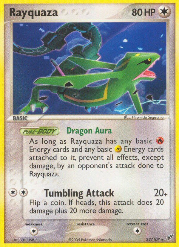 Rayquaza (22/107) (Theme Deck Exclusive) [EX: Deoxys] | Golgari Games