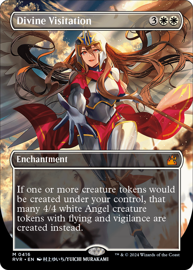 Divine Visitation (Anime Borderless) [Ravnica Remastered] | Local Legends