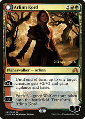 Arlinn Kord // Arlinn, Embraced by the Moon [Shadows over Innistrad Prerelease Promos] | Golgari Games