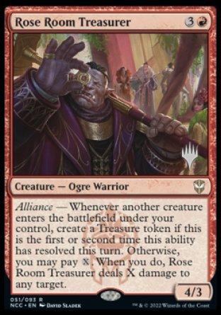 Rose Room Treasurer (Promo Pack) [Streets of New Capenna Commander Promos] | Golgari Games