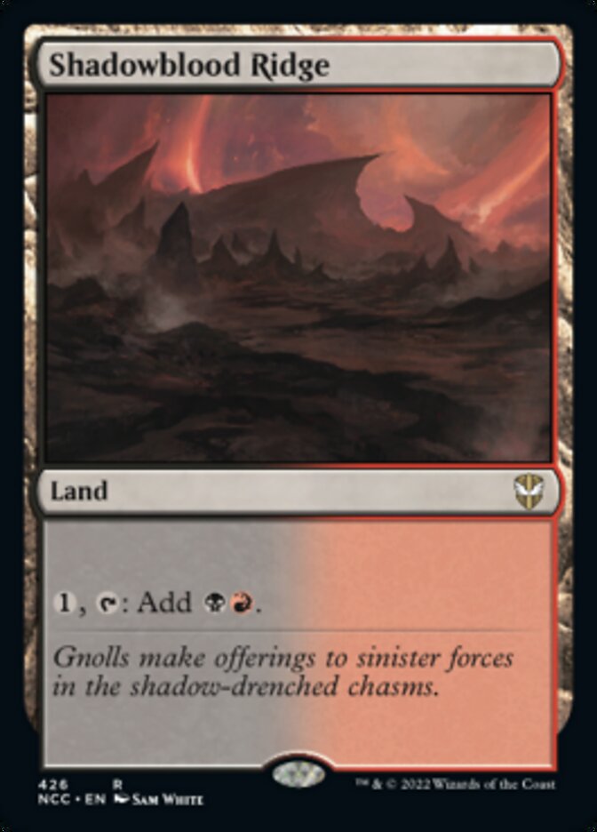 Shadowblood Ridge [Streets of New Capenna Commander] | Local Legends