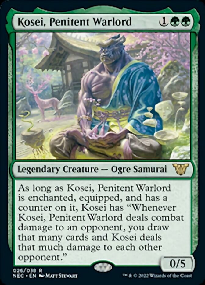 Kosei, Penitent Warlord [Kamigawa: Neon Dynasty Commander] | Local Legends
