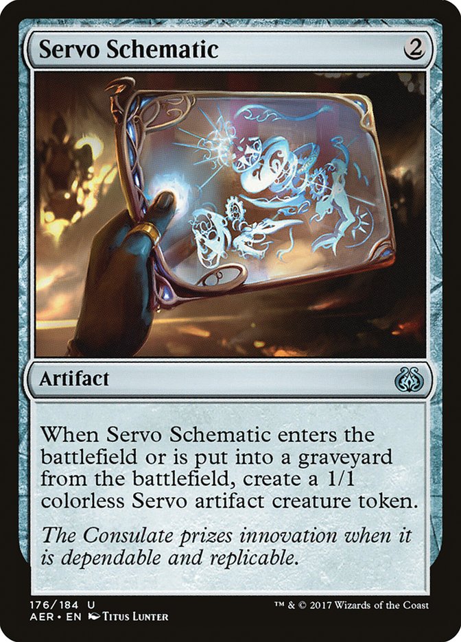 Servo Schematic [Aether Revolt] | Golgari Games