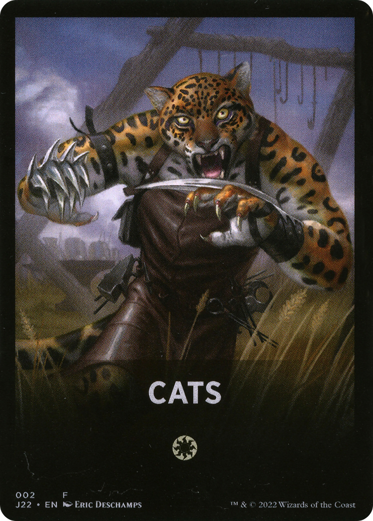 Cats Theme Card [Jumpstart 2022 Front Cards] | Golgari Games