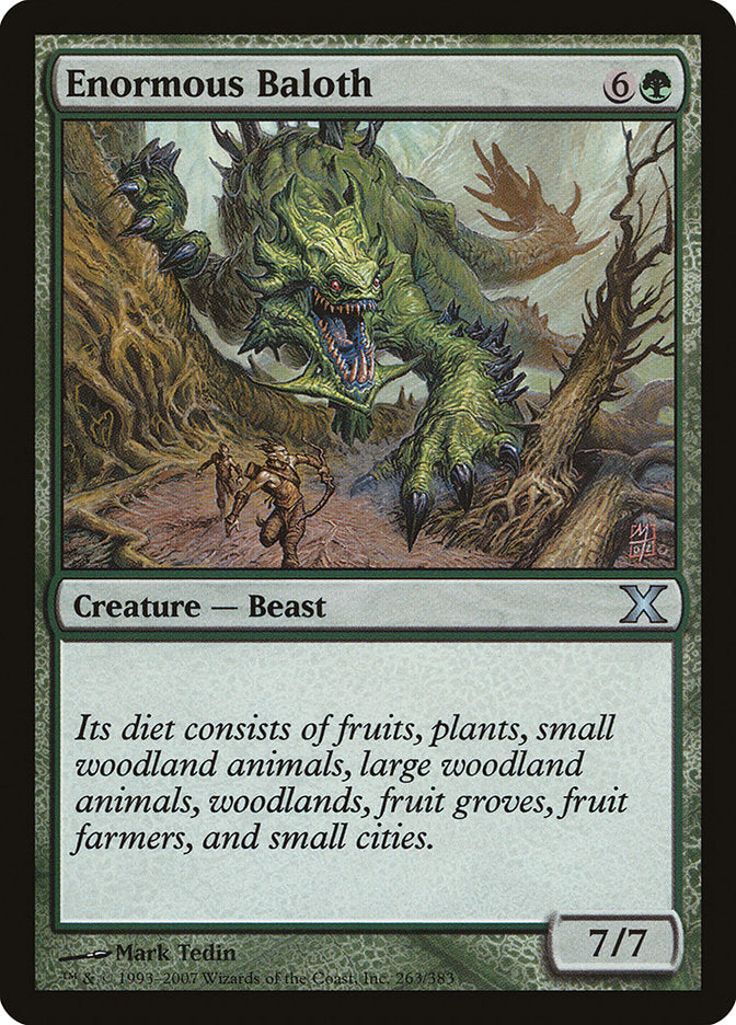 Enormous Baloth [Tenth Edition] | Local Legends
