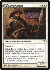 Loyal Cathar // Unhallowed Cathar [Dark Ascension] | Golgari Games