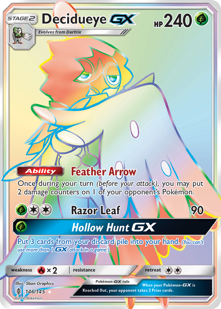 Decidueye GX (146/145) [Sun & Moon: Guardians Rising] | Golgari Games