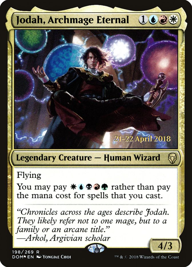 Jodah, Archmage Eternal [Dominaria Prerelease Promos] | Golgari Games