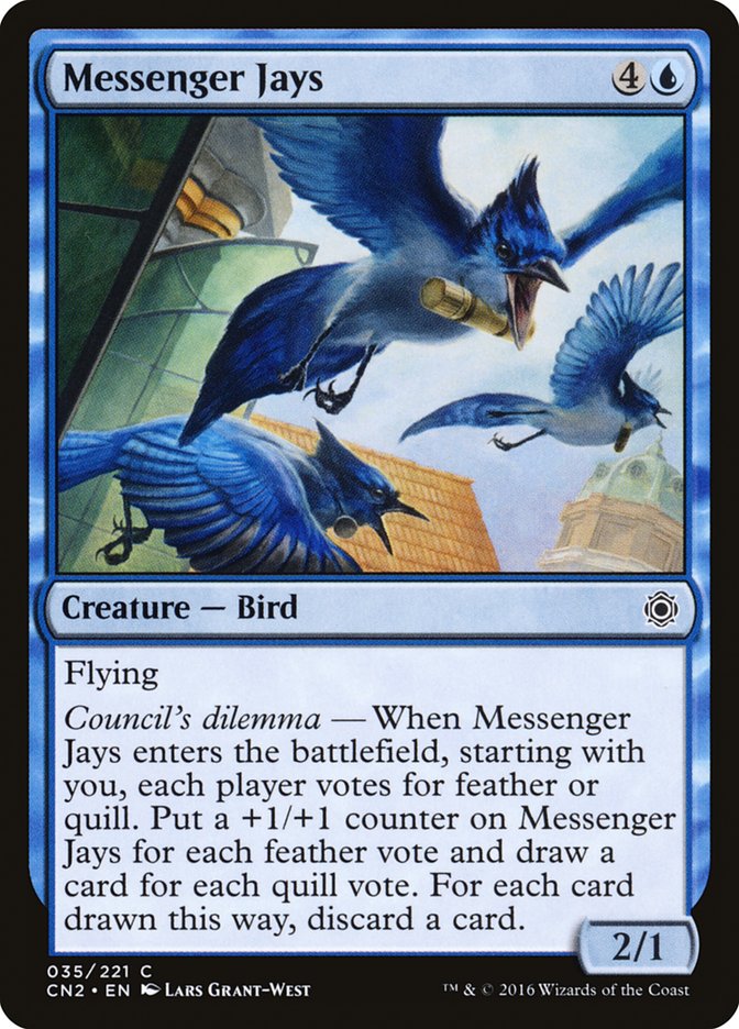 Messenger Jays [Conspiracy: Take the Crown] | Golgari Games