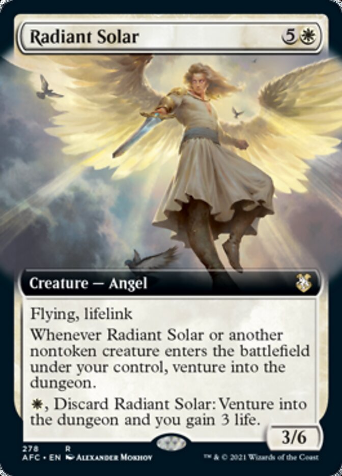 Radiant Solar (Extended Art) [Dungeons & Dragons: Adventures in the Forgotten Realms Commander] | Local Legends