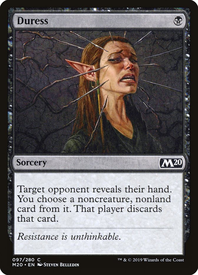 Duress [Core Set 2020] | Local Legends