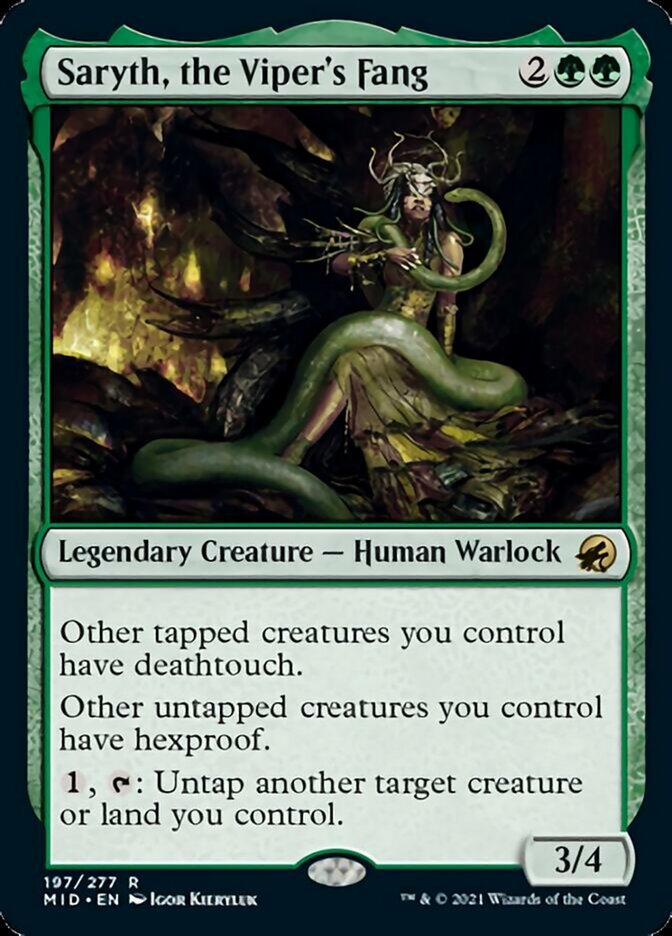 Saryth, the Viper's Fang [Innistrad: Midnight Hunt] | Local Legends
