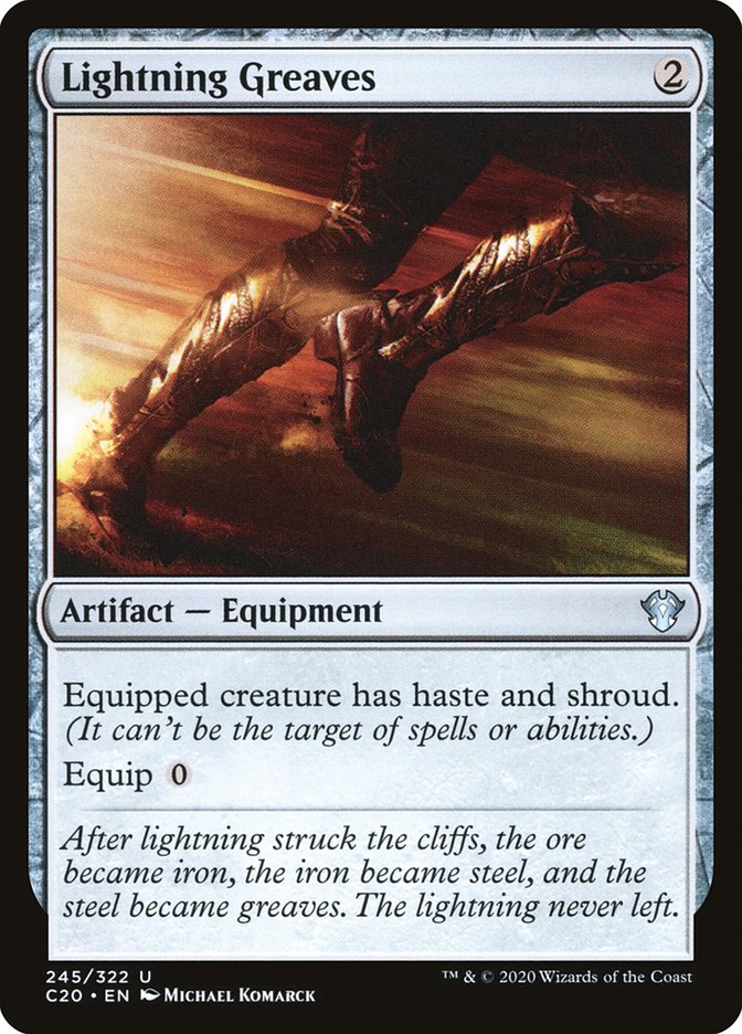 Lightning Greaves [Commander 2020] | Local Legends