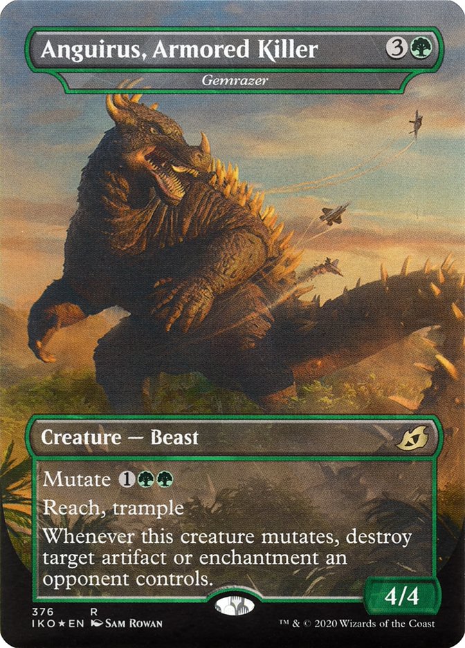 Gemrazer - Anguirus, Armored Killer (Extended Art) [Ikoria: Lair of Behemoths] | Local Legends