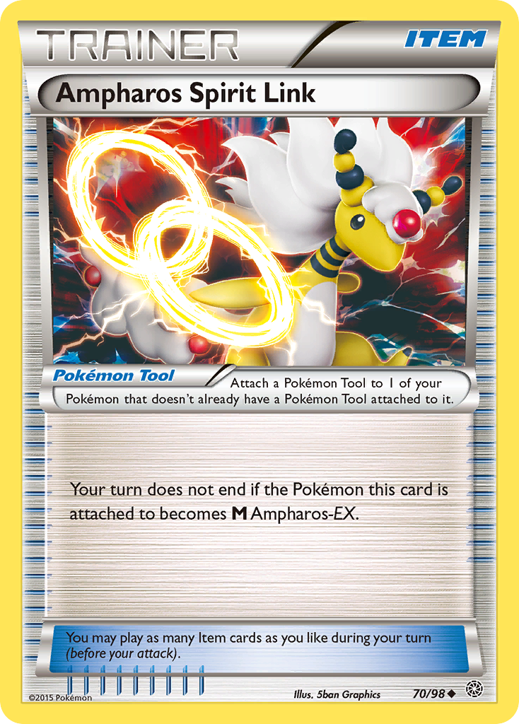 Ampharos Spirit Link (70/98) [XY: Ancient Origins] | Golgari Games