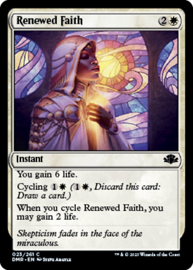 Renewed Faith [Dominaria Remastered] | Local Legends