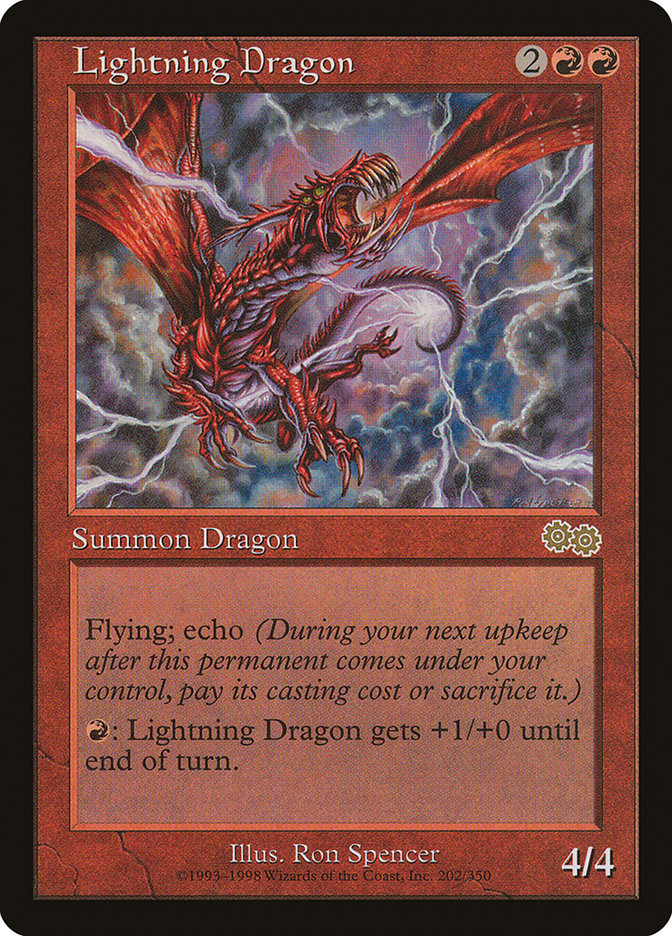 Lightning Dragon [Urza's Saga] | Local Legends