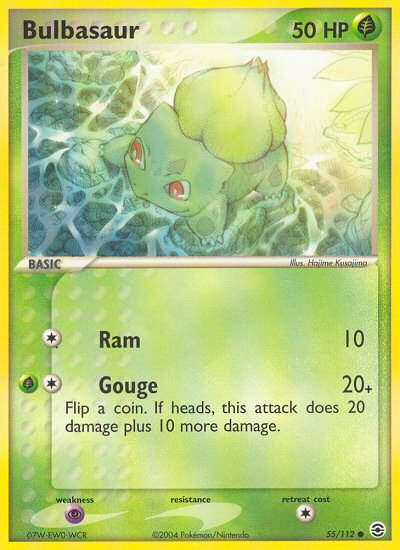 Bulbasaur (55/112) [EX: FireRed & LeafGreen] | Golgari Games