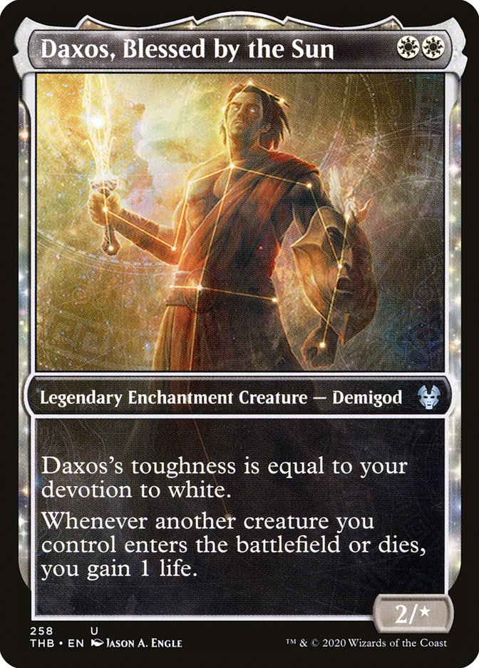 Daxos, Blessed by the Sun (Showcase) [Theros Beyond Death] | Golgari Games