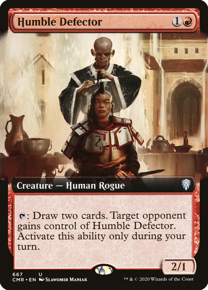 Humble Defector (Extended Art) [Commander Legends] | Golgari Games