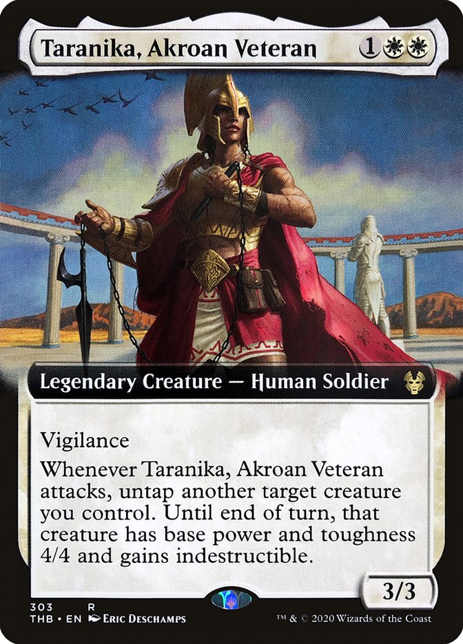 Taranika, Akroan Veteran (Extended Art) [Theros Beyond Death] | Local Legends