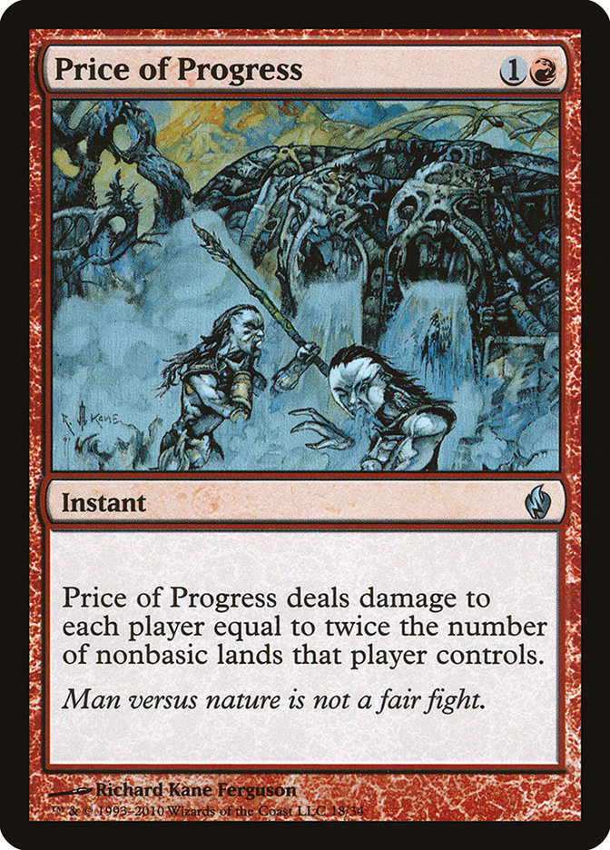 Price of Progress [Premium Deck Series: Fire and Lightning] | Golgari Games