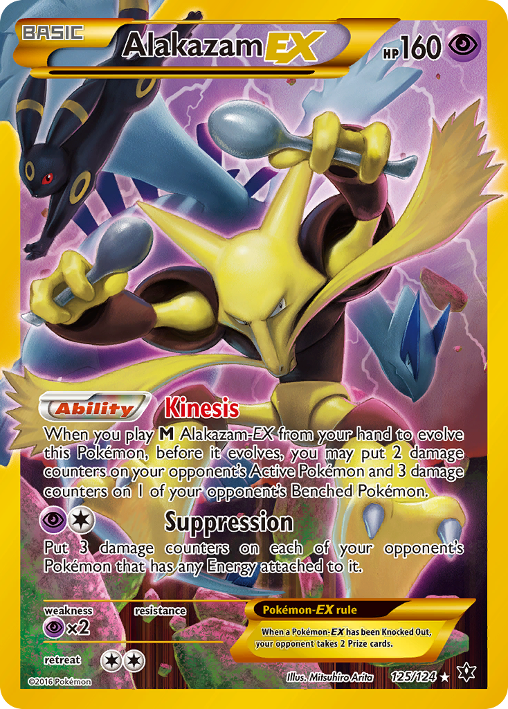 Alakazam EX (125/124) [XY: Fates Collide] | Golgari Games