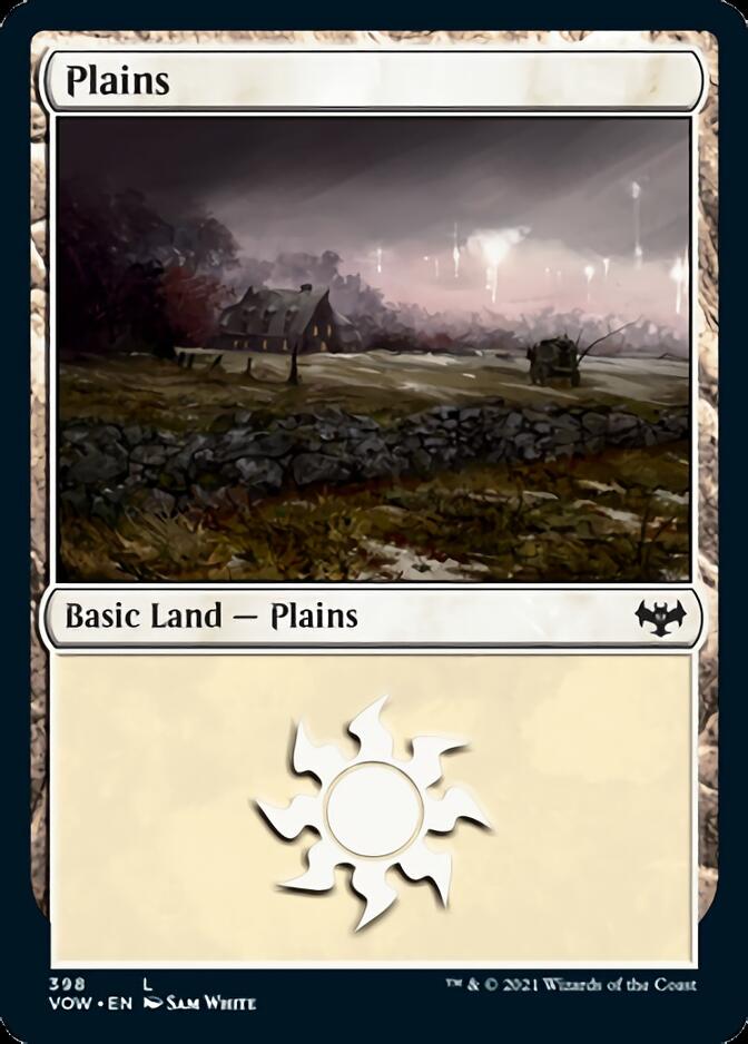 Plains (398) [Innistrad: Crimson Vow] | Local Legends