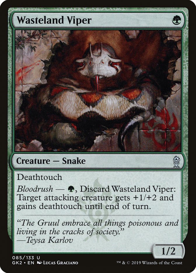 Wasteland Viper [Ravnica Allegiance Guild Kit] | Golgari Games