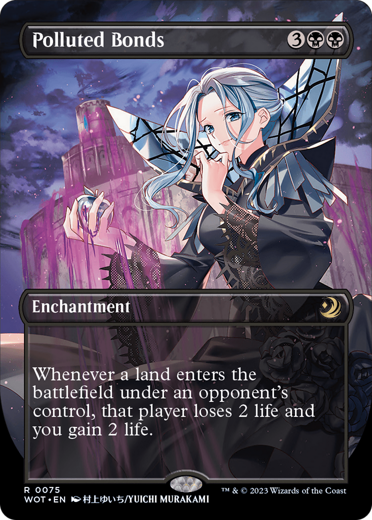Polluted Bonds (Anime Borderless) [Wilds of Eldraine: Enchanting Tales] | Local Legends