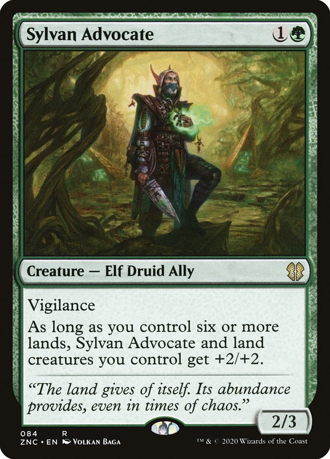 Sylvan Advocate [Zendikar Rising Commander] | Local Legends