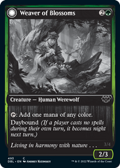 Weaver of Blossoms // Blossom-Clad Werewolf [Innistrad: Double Feature] | Golgari Games