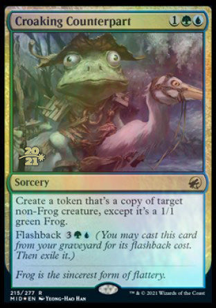 Croaking Counterpart [Innistrad: Midnight Hunt Prerelease Promos] | Local Legends
