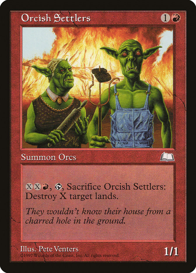 Orcish Settlers [Weatherlight] | Golgari Games