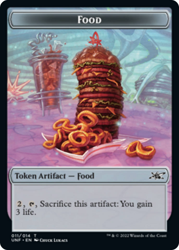 Cat // Food (11) Double-sided Token [Unfinity Tokens] | Golgari Games